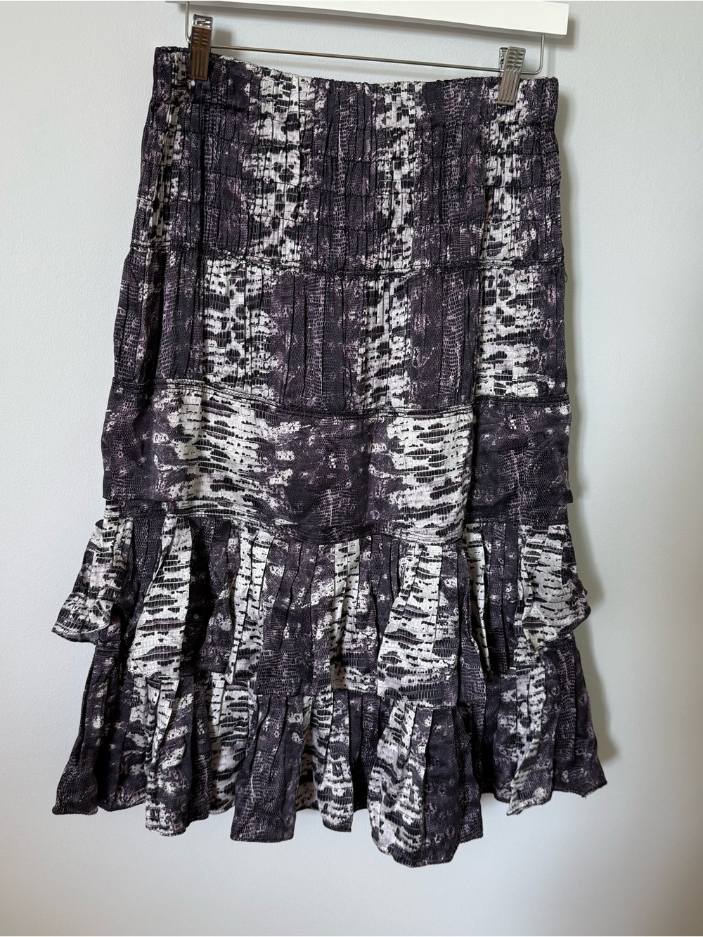 Isabel Marant pour H&M Black and White Tiered A-Line Skirt
